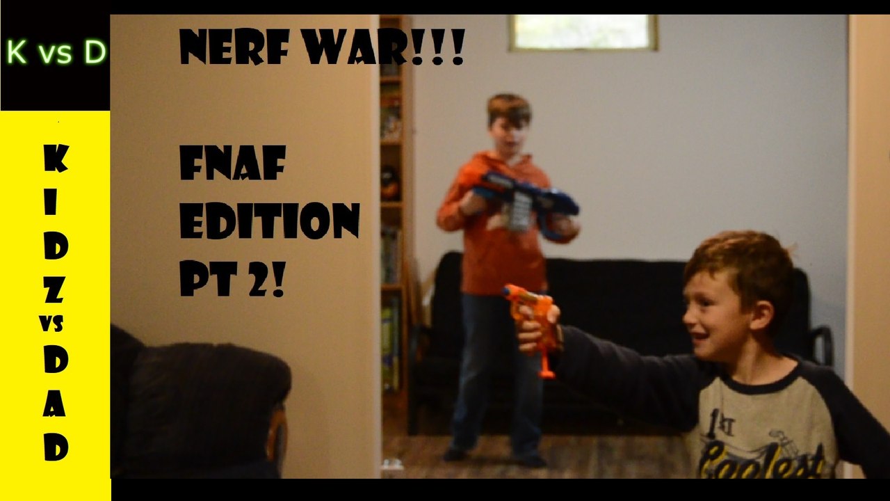 Nerf War Five Nights at Freddy's Edition Part 2