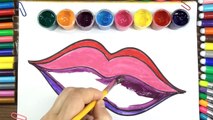 Renkleri Öğreniyorum | Dudak Boyama ve Kalem Renklendirme ( Oyun Hamuru Evi )