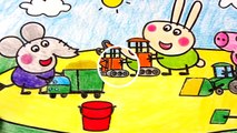 Peppa Pig Mummy Pig George Daddy Pig Coloring Book Pages Fun Art For Children