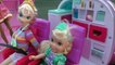 AIRPLANE ! ELSA toddler gets AIRSICK in Barbies Plane - Travel Adventure - Vacation