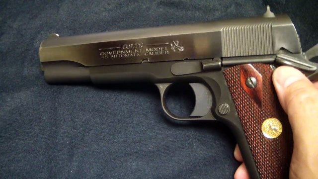 Colt 1911 government model (disassembly)