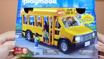 Playmobil Scool Bus Schulbus Toy unboxing Box opening ausgepackt angespielt