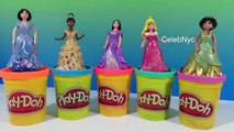 Play Doh Rare Disney Magiclip Princess Mulan Jasmine Pocahontas Playdough Dresses