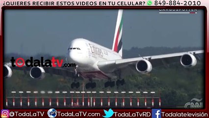 El aterrador aterrizaje de un Airbus A380 que peleaba contra el viento-CNN-Video