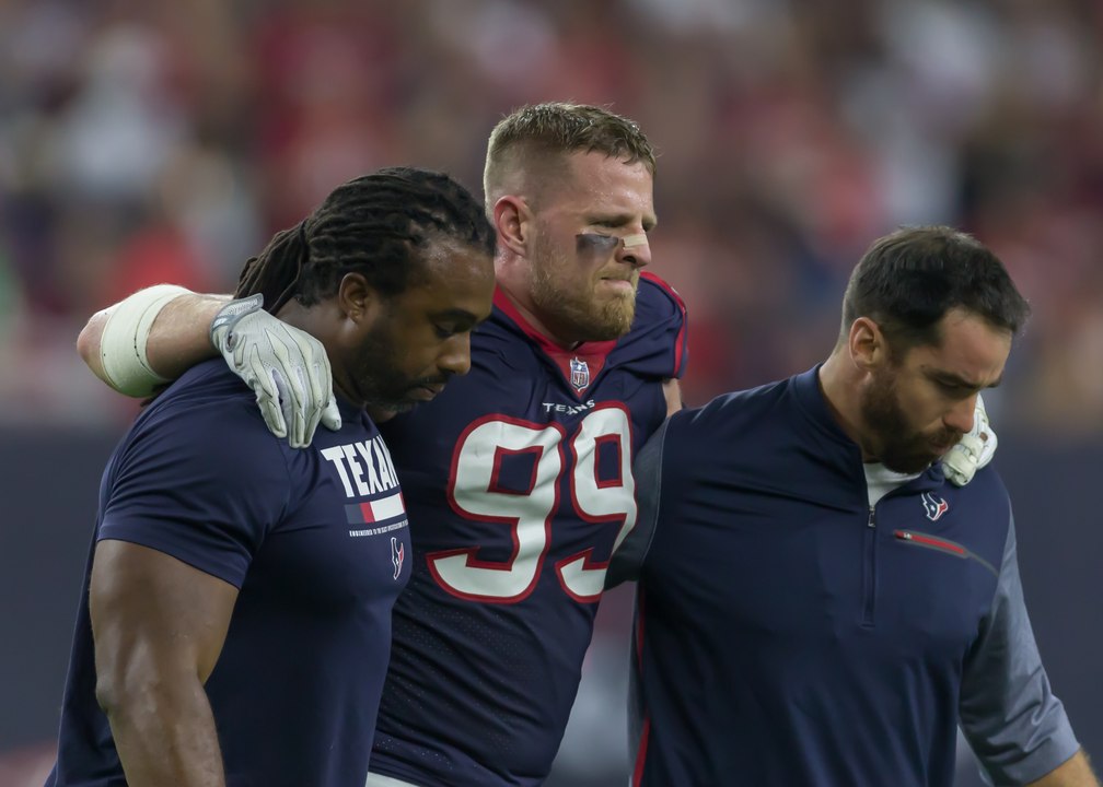 Houston Texans lose J.J. Watt for the year with a broken leg