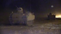 Silopi-Habur Bölgesinde Irak ve Türk Askerleri Gece Tatbikat Yaptı
