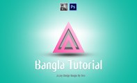 Photoshop & illustrator Triangle Logo | Bangla Tutorial | Ju Joy Design Bangla | By Ibru