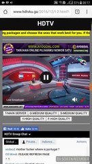 CARA NONTON DI WEB HDTV versi MOBILE