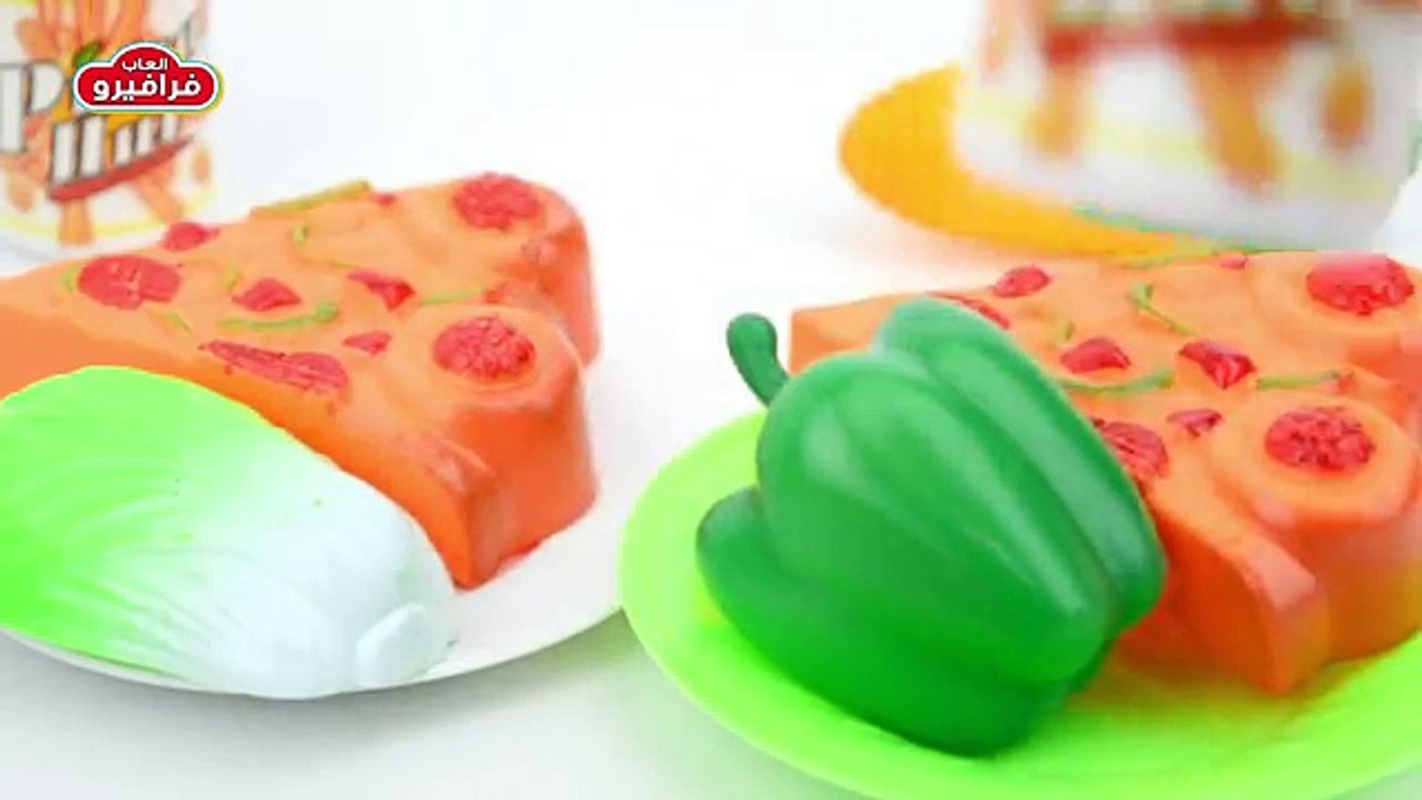 العاب اطفال : لعبة تقطيع الفواكه والخضروات الحقيقية من اجمل العاب بنات واولاد cutting fruits & veget