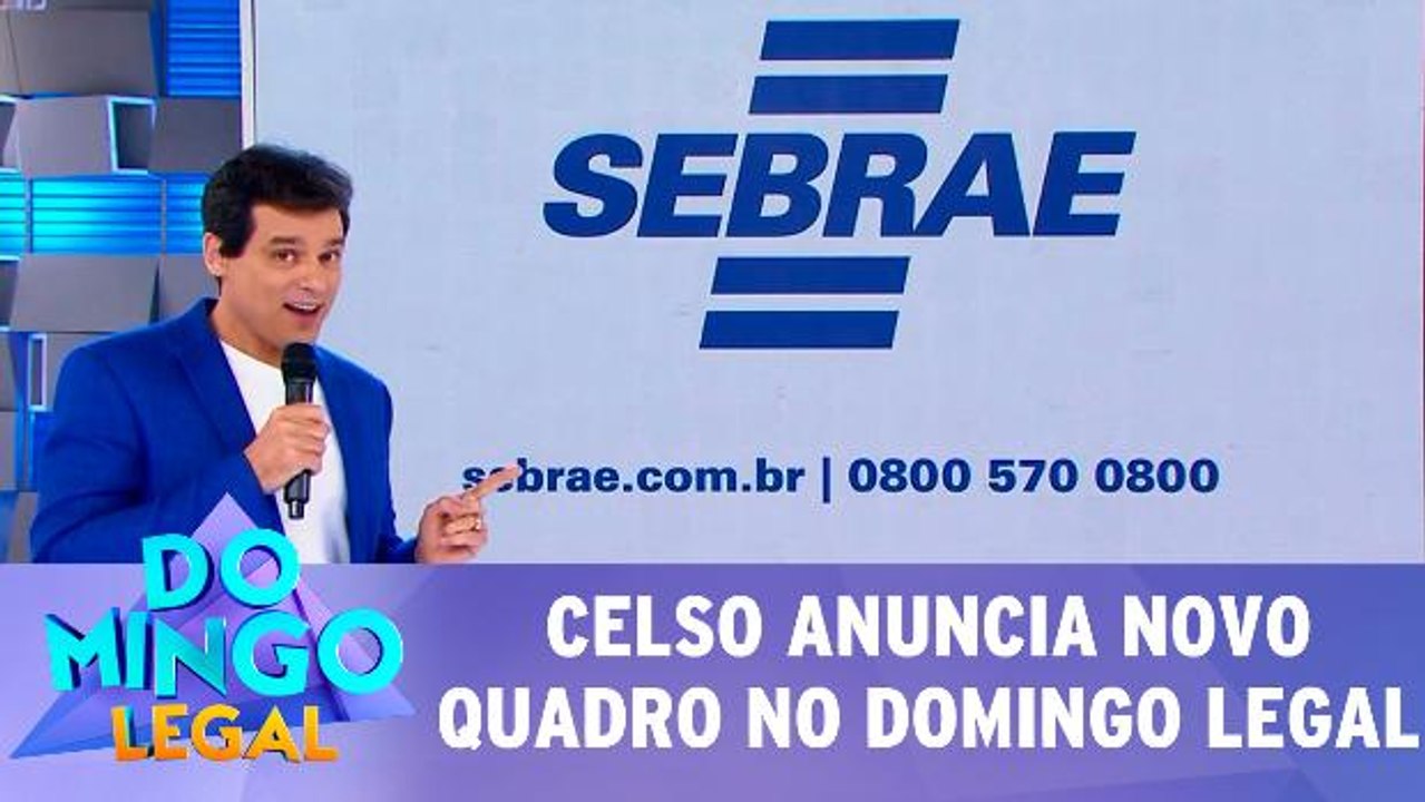 Celso anuncia novo quadro no Domingo Legal