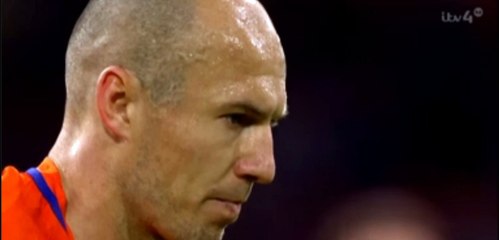 Robben A. (Penalty) Goal HD - Netherlands 1-0 Sweden 10.10.2017