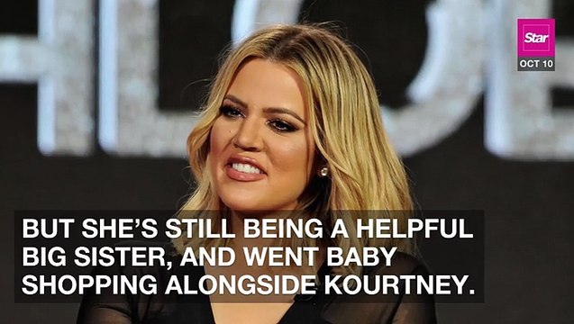 Kim & Kourtney Kardashian Take On Baby Shopping While Their Sisters Hide Out