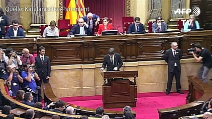 Unabhängigkeitserklärung Kataloniens vorerst ausgesetzt