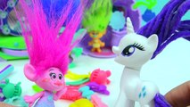 My Little Pony Twisty Twirly Wax Hair Styles MLP Makeover Playset with Trolls Poppy   Branch - Video