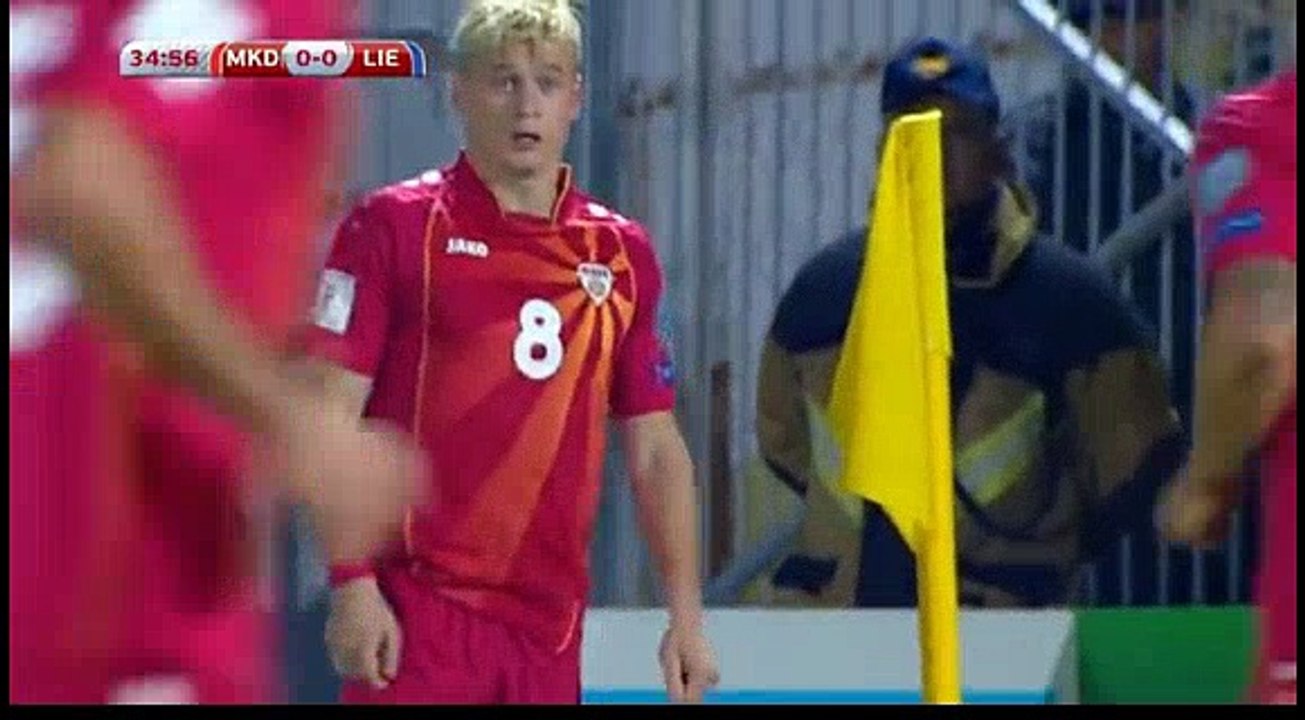 FYR Macedonia 1 - 0  Liechtenstein  08/10/2017 Visar Musliu Super Goal 31' World Cup Qualif HD Full Screen .