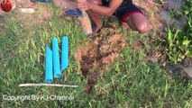 Amazing Deep hole Trap Catch a lot of fish and eels Make By Smart Boy in cambodia