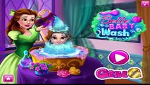 Baby games Belle Baby Wash, Super Baby Princess Caring Dog and Cat, Tinkerbell Caring