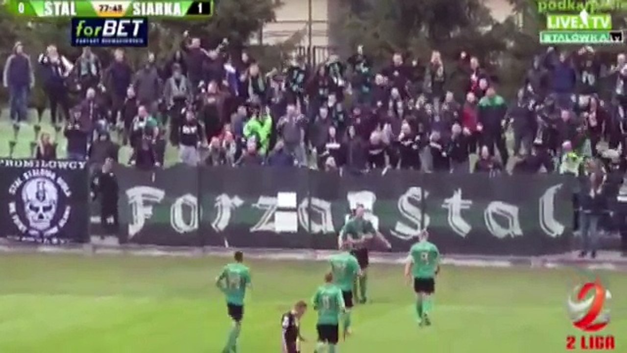 Stal Stalowa Wola 1:2 Siarka Tarnobrzeg (Polish II Liga. 7 October 2017)