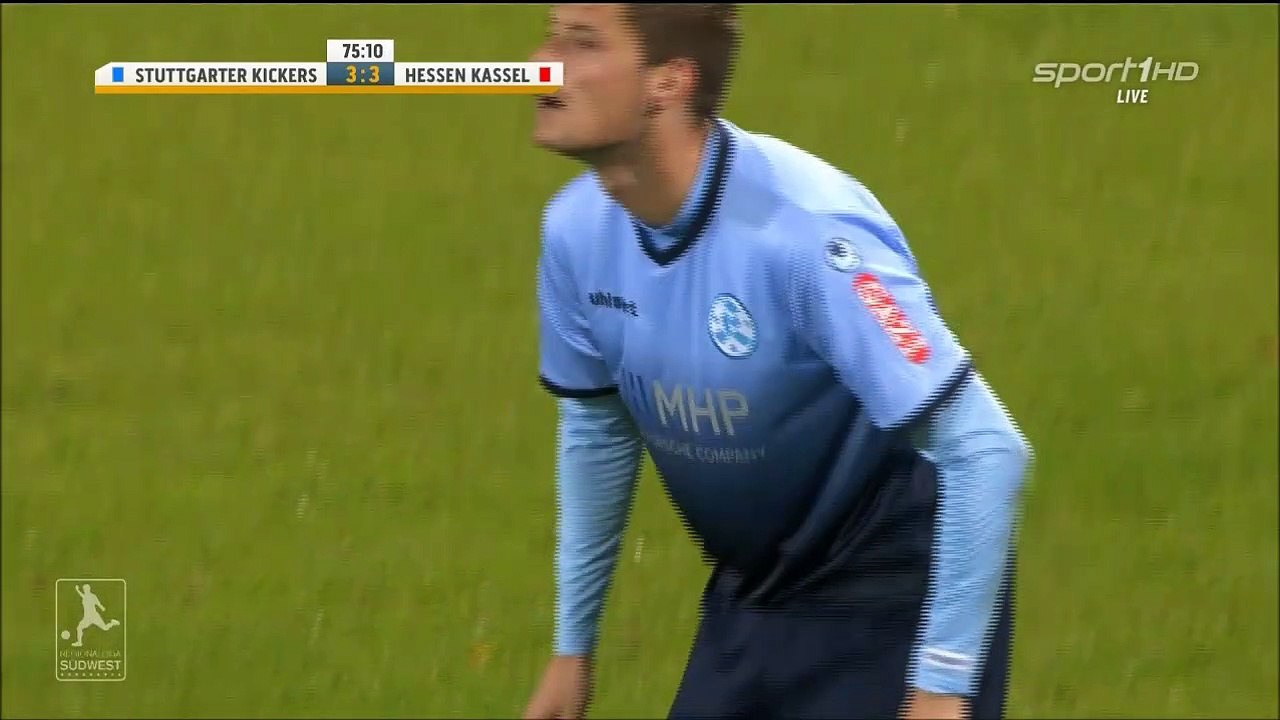 3-3 Marvin Jäger OwnGoal Germany  Regionalliga Süd/Südwest - 09.10.2017  Stuttgarter Kickers 3-3...