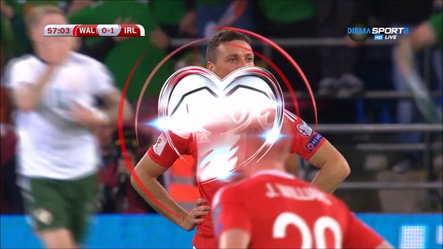 0-1 James McClean Goal FIFA WC Qualification UEFA Group D - 09.10.2017 Wales 0-1 Ireland