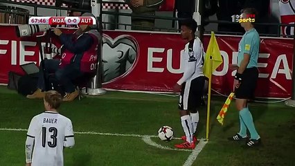 Louis Schaub  Goal HD - Moldova	0-1	Austria 09.10.2017
