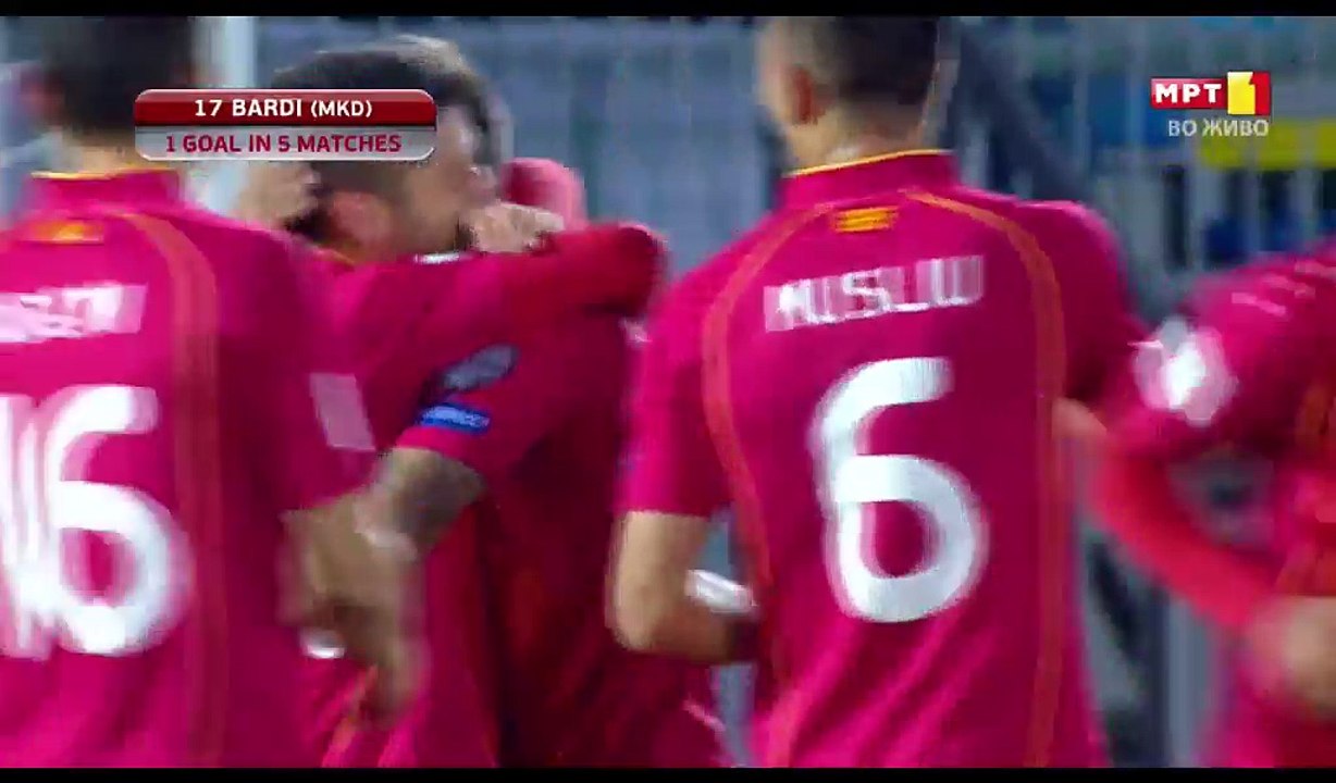 Enis Bardi Goal HD - FYR Macedonia 3-0 Liechtenstein - 09.10.2017