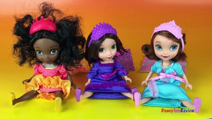 Play Doh Disney Princess Sophia the First ❤ Royal Sleepover Party by DisneyToysReview