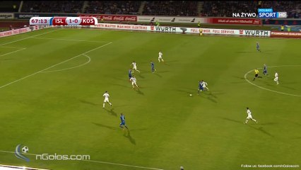 Johann Gudmundsson Goal vs Kosovo (2-0)