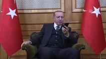 Cumhurbaşkanı Erdoğan'ın Ampute Futbol Milli Takımı Oyuncuları ile Telefon Görüşmesi