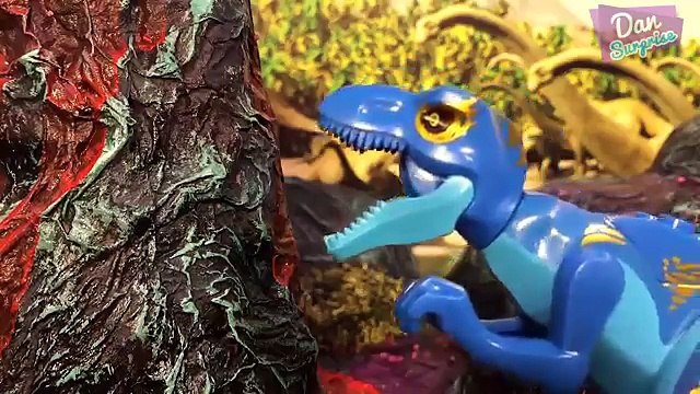 8 AWESOME LEGO DINOSAUR TOYS JURASSIC WORLD for kids - INDOMINUS REX T-REX VELOCIRAPTOR TRICERATOPS