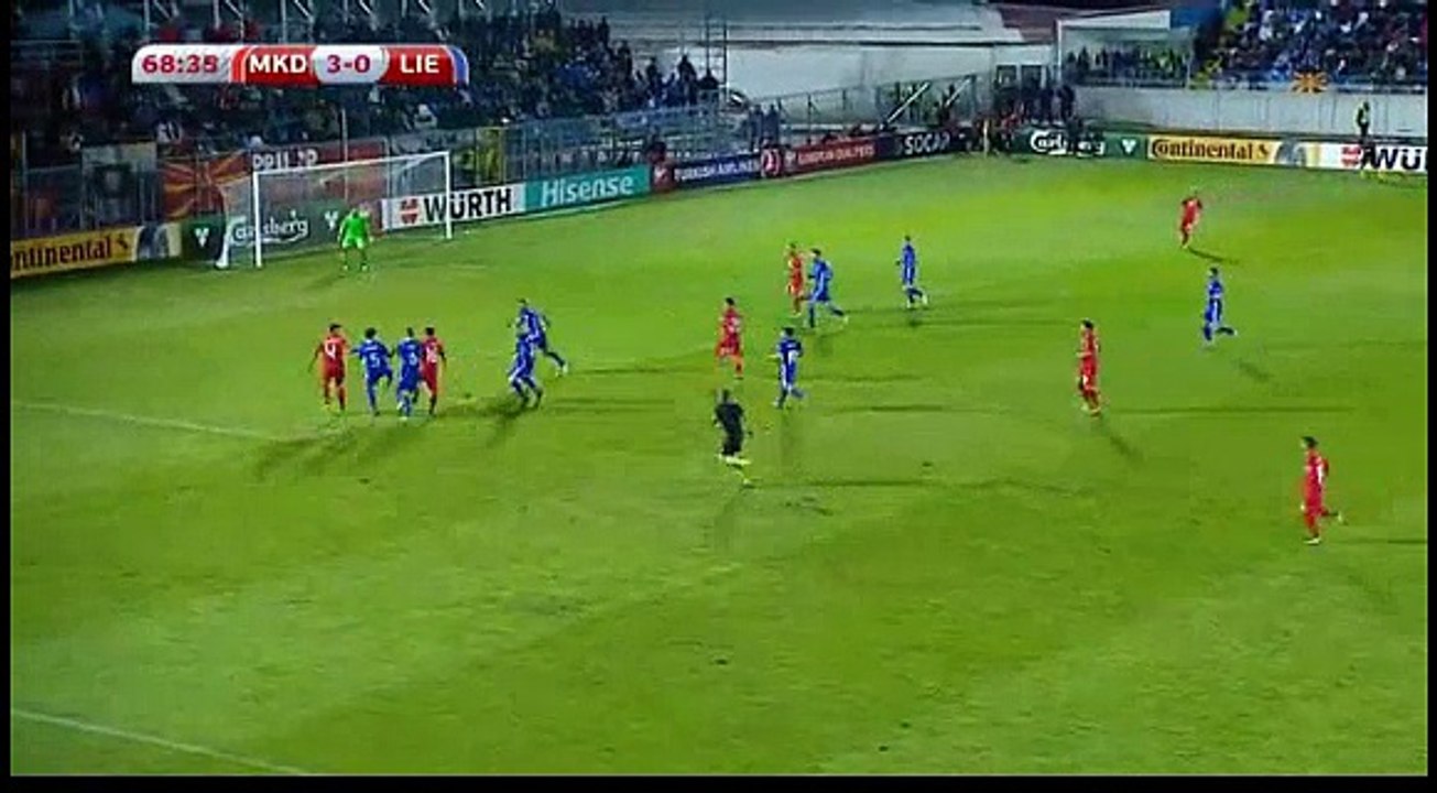 FYR Macedonia 4 - 0 Liechtenstein 08/10/2017 Arijan Ademi Super Goal 68' World Cup Qualif HD Full Screnn .