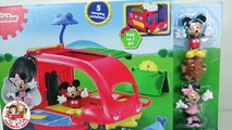 MICKEY MOUSE Clubhouse Cruisin Camper Minnie Mouse | Little People unboxing toys for kids juguetes