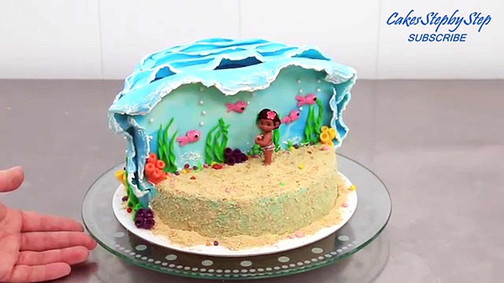 Moana Cake How To Make By Cakesstepbystep Video Dailymotion