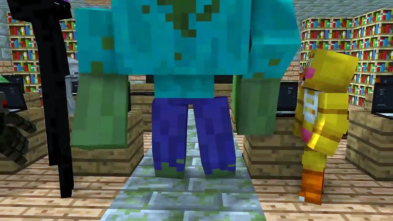 FNAF vs Mobs: Slither.io - Clash Royale Challenge - Monster School (Five Nights At Freddys)