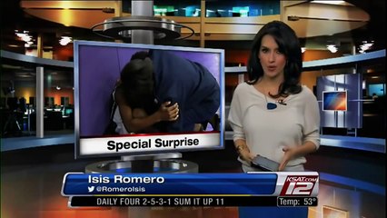 Military Mother Surprises 13 Year Old Son After 8 Months At His Basketball Game