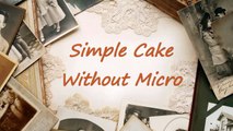 Pakistani desi food simple plain cake making without micro recipe