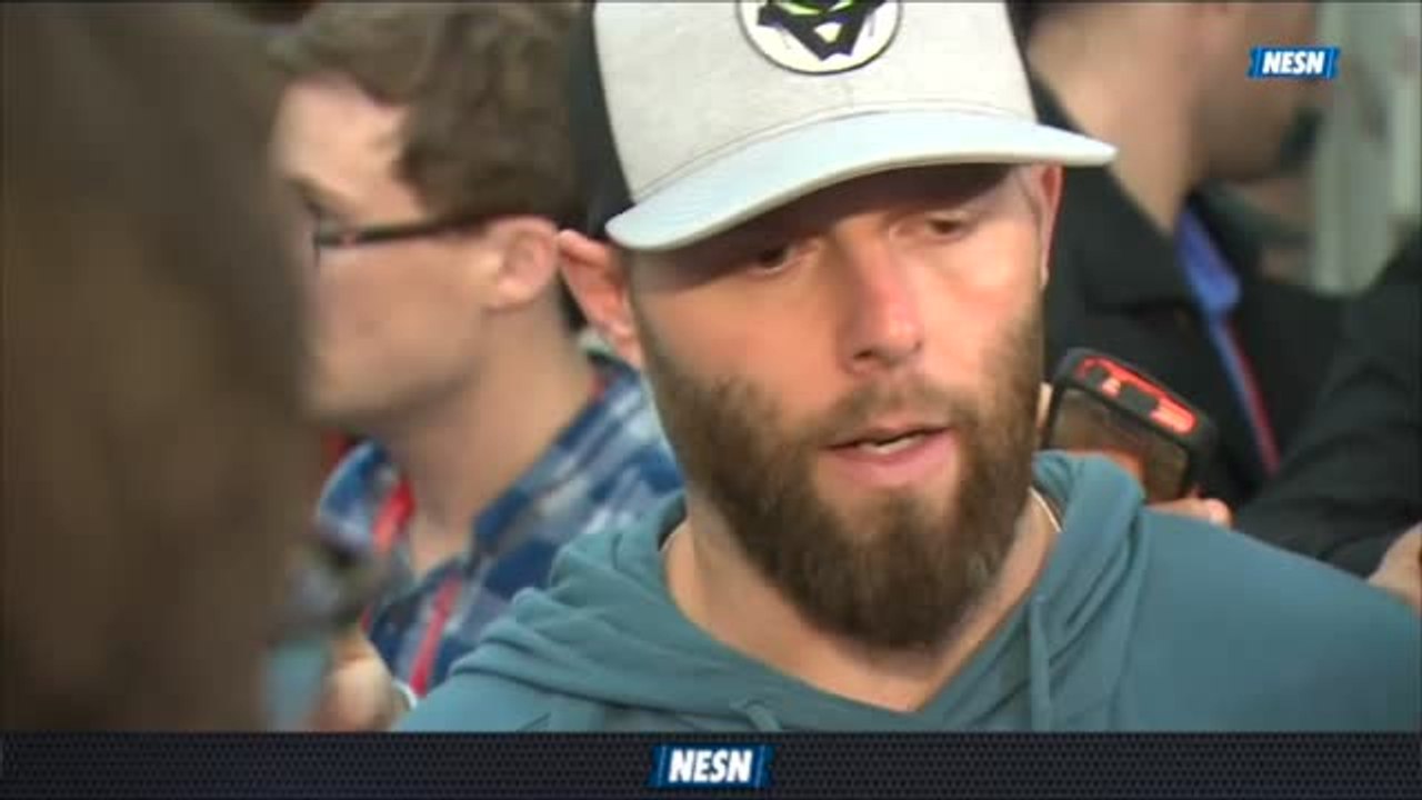 Red Sox Final: Dustin Pedroia Reacts To Red Sox ALDS Loss