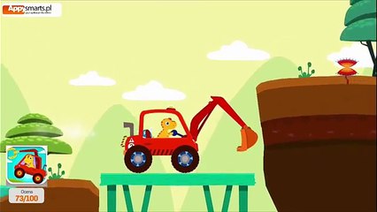 Dinozaury i koparki - filmik animowany z gry dla dzieci