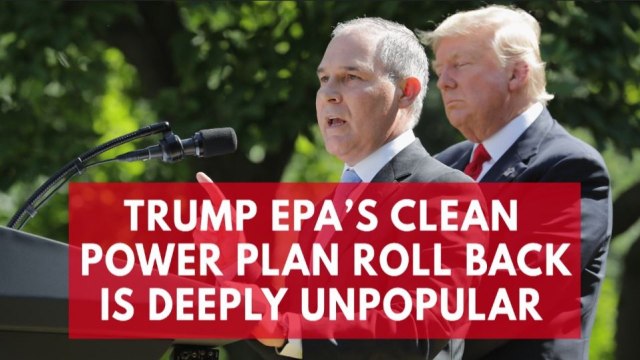 Environmental Protection Agency begins roll back of President Obama's clean power plan