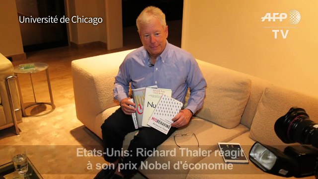 USA: Richard Thaler réagit à son prix Nobel d'économie