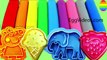 Ice Cream Coloring Page Play Doh Learn Colors Fun and Creative for Kids Animal Elephant Peppa Pig