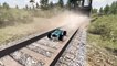 RC CARS VS Real TRAIN (Toy Cars) BeamNG Drive