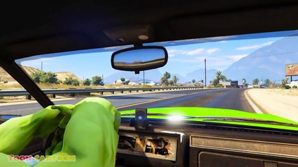 Örümcek Adam ve Düzlem itibaren Hulk Extreme Jump. Çocuk Karikatür için uçan Supercars