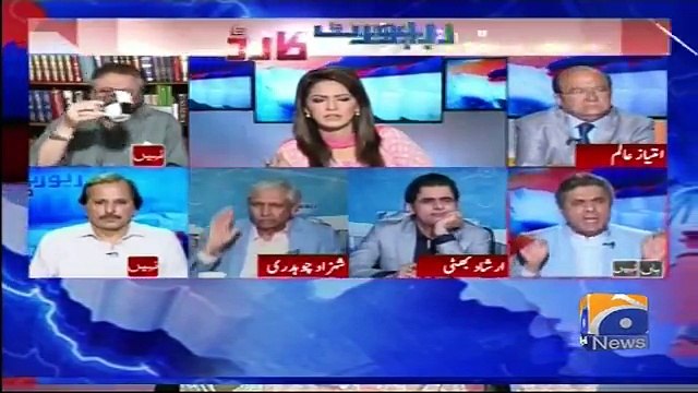 Hafeez ullah Niazi Defending Maryam Nawaz's Statement, Watch Reaction of Hassan Nisar & Shehzad Chaudhry