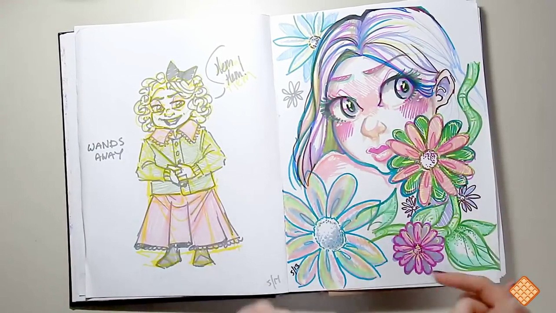 Book 11 Age 21 My Old Sketchbooks April New June New Drawingwiffwaffles Video Dailymotion