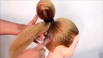 2 Peinados con Lazo para Pelo Chino - Trenzas Faciles para Cabello Largo