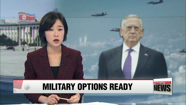 Mattis calls on U.S. Army to be ready for military action against North Korea if needed