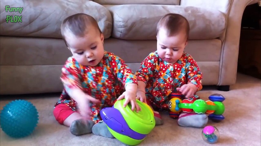 Funny Twin Babies Fighting Over Stuff Compilation 2017