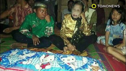 질투심에 불타는 10대 신랑, 노인 아내 누가 채갈까, 방에 가둬