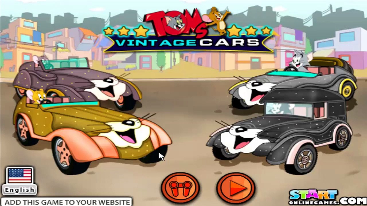 Toms Vintage Cars - Tom and Jerry Games - Fun Games for Kids